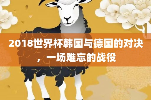 2018世界杯韩国与德国的对决，一场难忘的战役