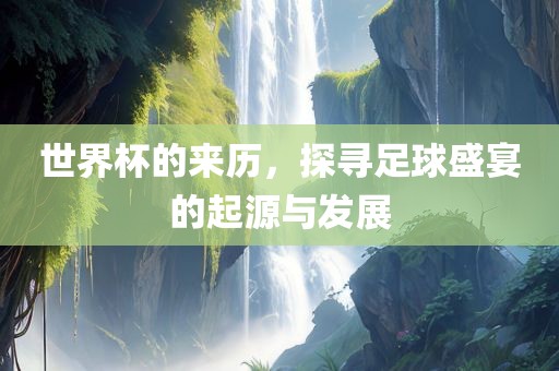 世界杯的来历，探寻足球盛宴的起源与发展