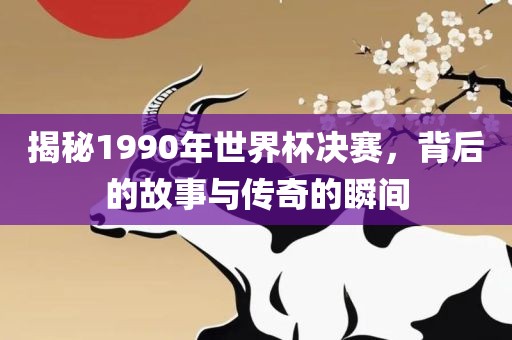 揭秘1990年世界杯决赛，背后的故事与传奇的瞬间眉山市正发家政服务有限公司