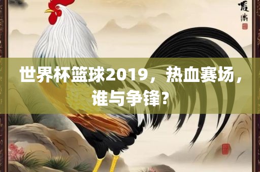 世界杯篮球2019，热血赛场，谁与争锋？眉山市正发家政服务有限公司