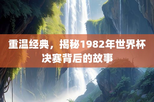 重温经典，揭秘1982年世界杯决赛背后的故事眉山市正发家政服务有限公司
