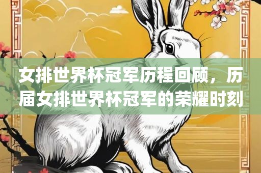 女排世界杯冠军历程回顾，历届女排世界杯冠军的荣耀时刻