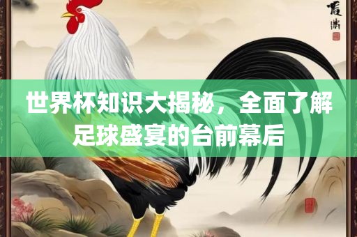 世界杯知识大揭秘，全面了解足球盛宴的台前幕后眉山市正发家政服务有限公司