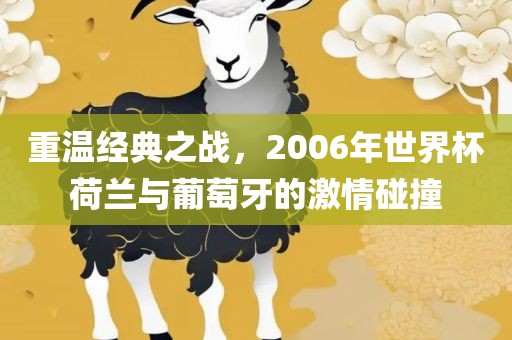 重温经典之战，200眉山市正发家政服务有限公司6年世界杯荷兰与葡萄牙的激情碰撞