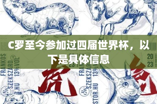 C罗至今参加过四届世界杯，以下是具体信息