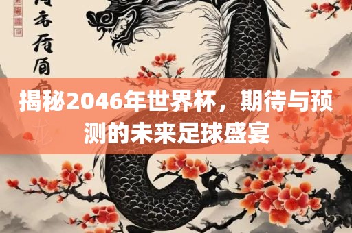 揭秘2046年世界杯，期待与预测的未来足球盛宴