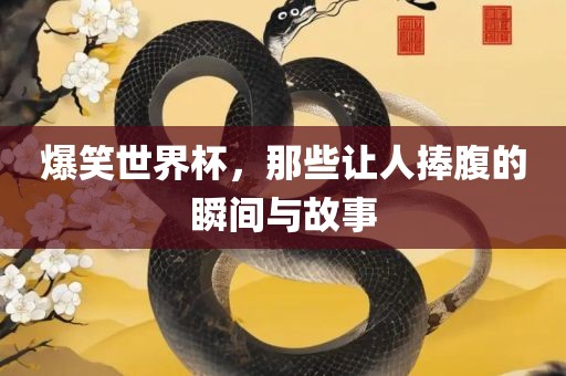 爆笑世界杯，那些让人捧腹的瞬间与故事
