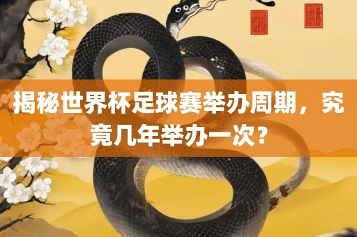 揭秘世界杯足球赛举办周期，究竟几年举办一次？眉山市正发家政服务有限公司