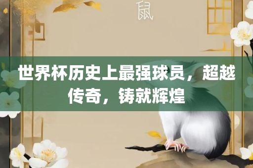 世界杯历史上最强球员，超越传奇，铸就辉煌眉山市正发家政服务有限公司