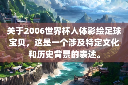关于2006世界杯人体彩绘足球宝贝，这是一个涉及特定文化和历史背景的表述。眉山市正发家政服务有限公司