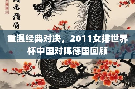 重温经典对决，2011女排世界杯中国对阵德国回顾眉山市正发家政服务有限公司