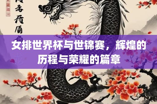 女排世界杯与世锦赛，辉煌的历程与荣耀的篇章眉山市正发家政服务有限公司