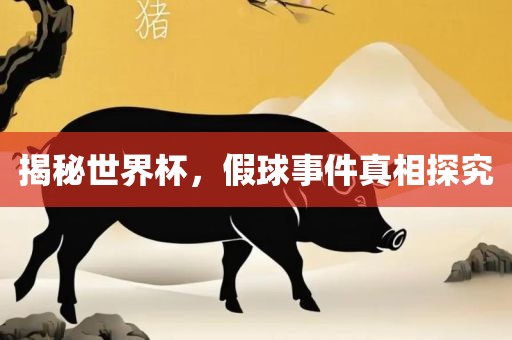 揭秘世界杯，假球事件真相探究