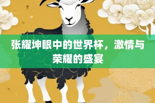 张耀坤眼中的世界杯，激情与荣耀的盛宴