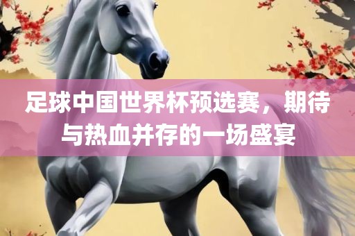 足球中国世界杯预选赛，期待与热血并存的一场盛宴