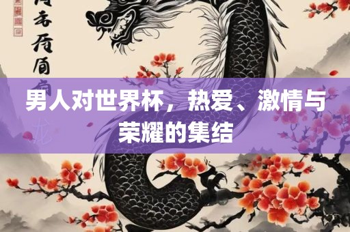 男人对世界杯，热爱、激眉山市正发家政服务有限公司情与荣耀的集结