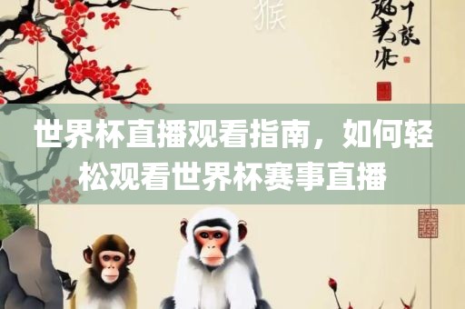 世界杯直播观看指南，如何轻松观看世界杯赛事直播眉山市正发家政服务有限公司