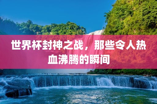 世界杯封神之战，那些令人热血沸腾的瞬间眉山市正发家政服务有限公司