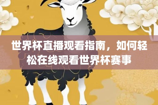 世界杯直播观看指南，如何轻松在线观看世眉山市正发家政服务有限公司界杯赛事