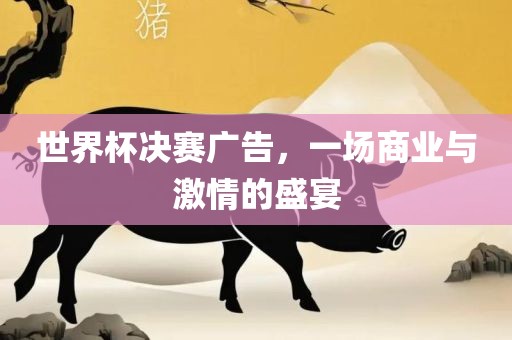 世界杯决赛广告，一场眉山市正发家政服务有限公司商业与激情的盛宴